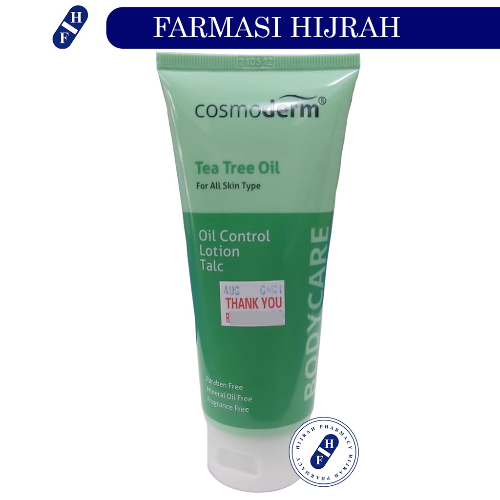 Cosmoderm Tea Tree Oil Lotion Talc 125 Ml Shopee Malaysia 8540