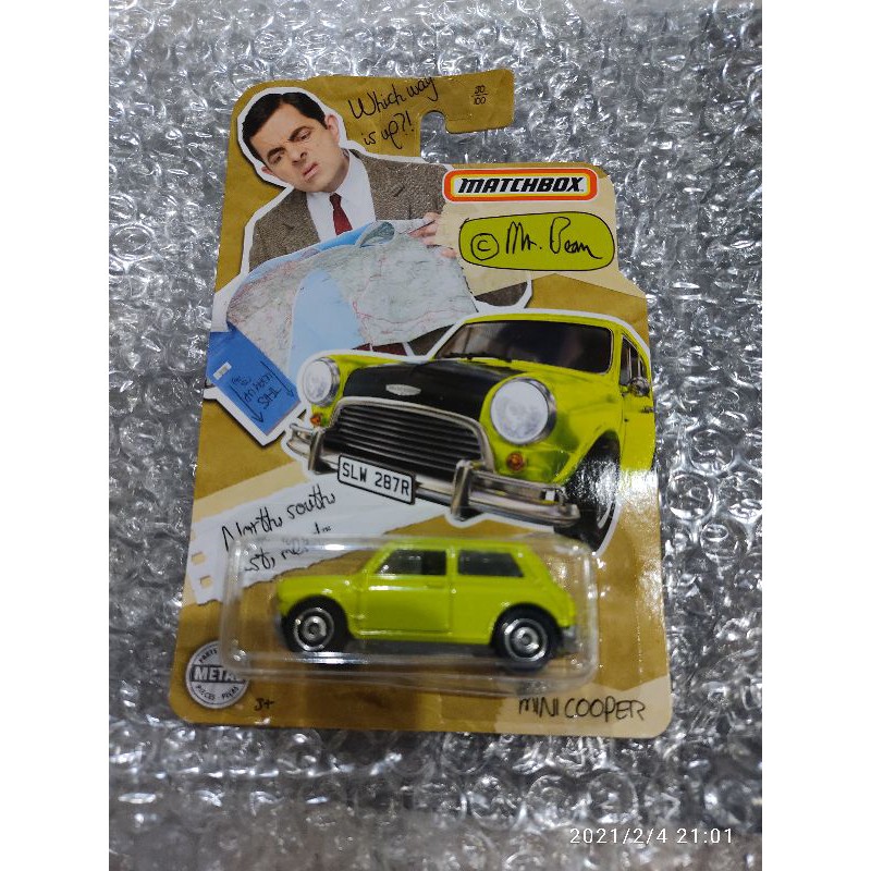 Matchbox Mini Cooper Mr Bean 