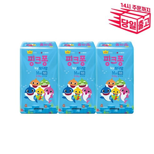 korea LG Todiang Pinkfong Band Type Medium 60 sheets_120 sheets_180 ...