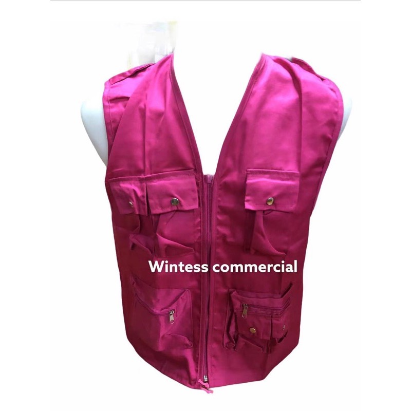 Chaleco Vest Tanod Vest Rescue Vest Barangay Vest - 4 Pocket | Shopee ...