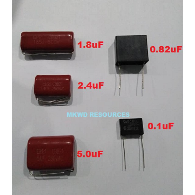 Kapasitor Kipas Panasonic KDK 0.1uF 0.82uF 1.8uF 2.4uF 5.0uF(Capasitor