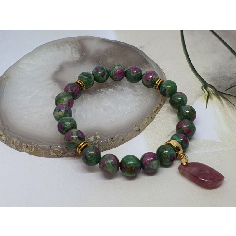 Ruby hot sale fuchsite bracelet