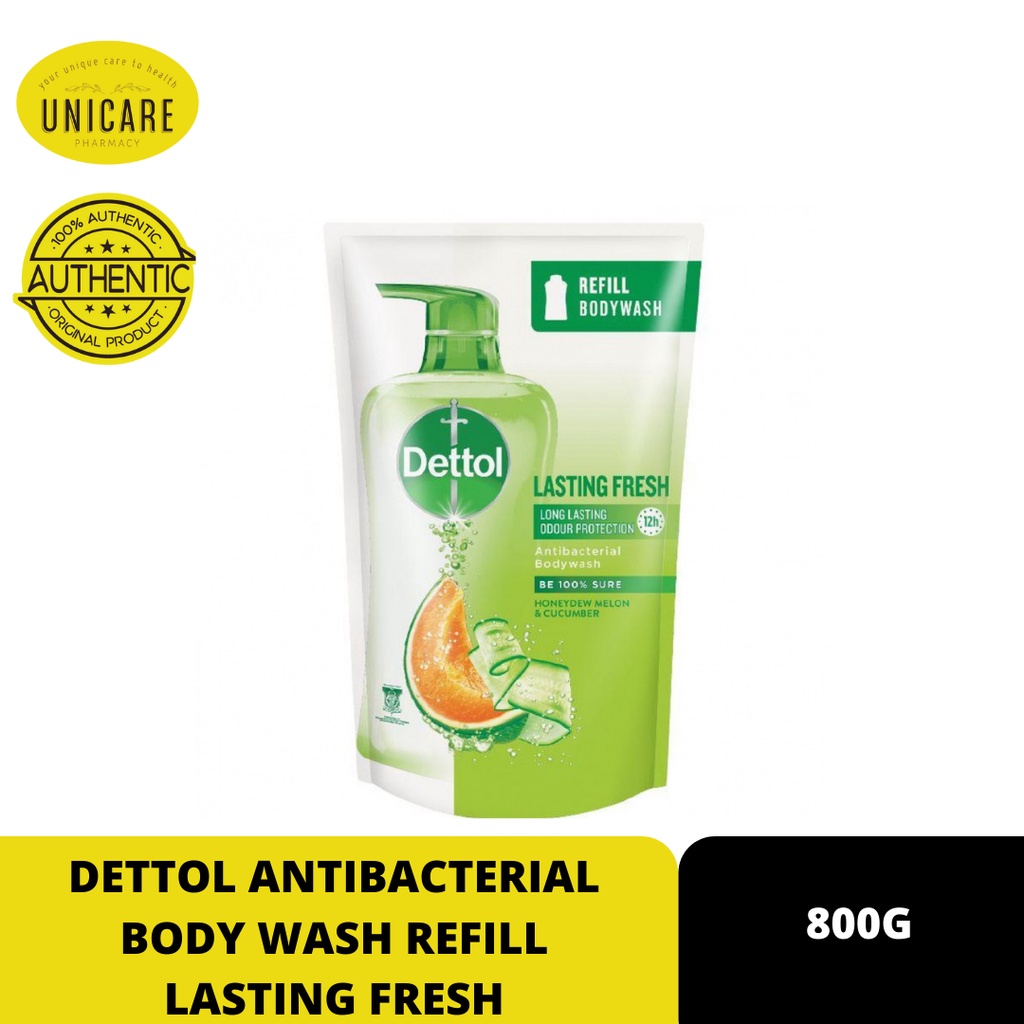 DETTOL ANTIBACTERIAL BODY WASH REFILL LASTING FRESH 750G Shopee Malaysia