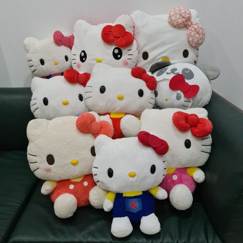 Hello Kitty Large Cat Doll Hug Size 18 Inches Copyright Sanrio Imported ...