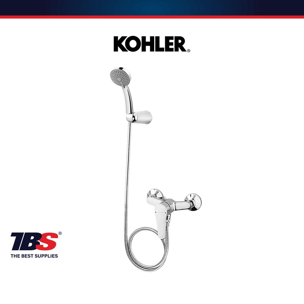 KOHLER July WallMount Shower Faucet with Citrus 4Way Handshower K7685T4CP (TBS) Shopee