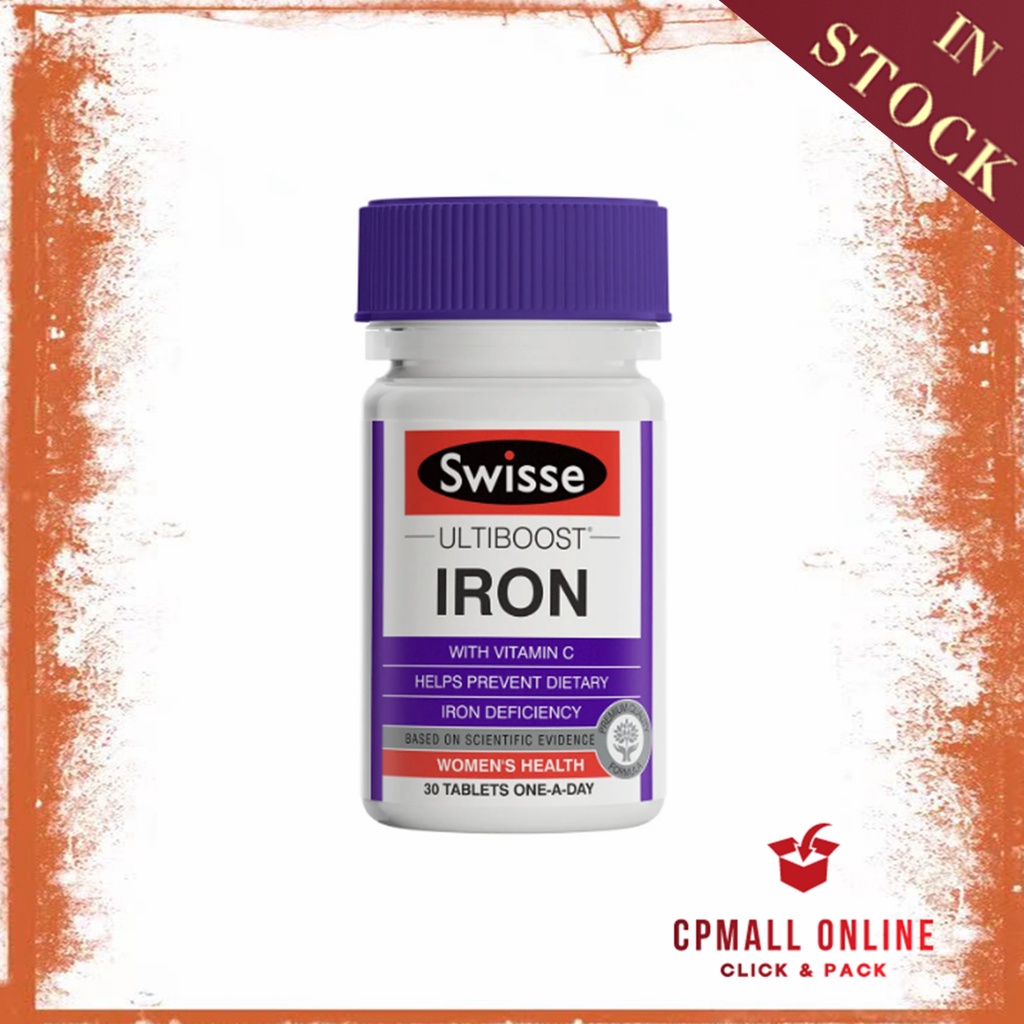 [Expiry Date 02/2027] Swisse 补铁营养片 Ultiboost Iron ( 30 Tablets ) (Made