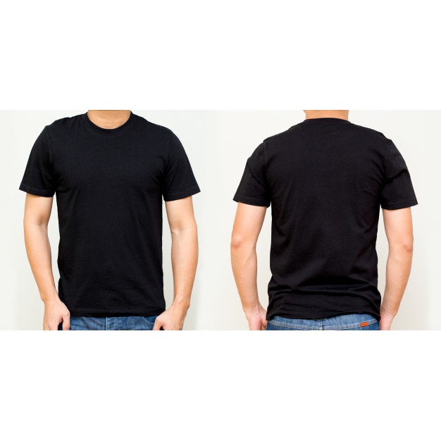 PLAIN T SHIRT MURAH BLACK Shopee Malaysia