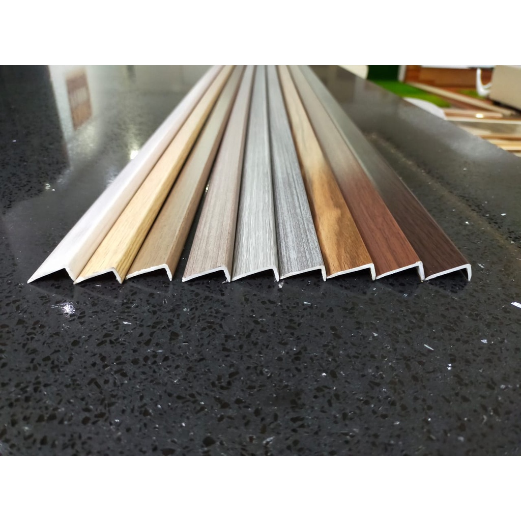 *READY STOCK* PVC Small L Profile (10mm X 25mm) *Cut half to 4.5 Feet ...