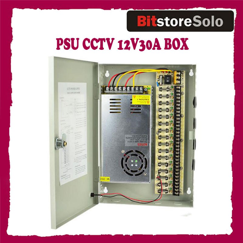 Power Supply PSU CCTV 12V 30a Box | Shopee Malaysia
