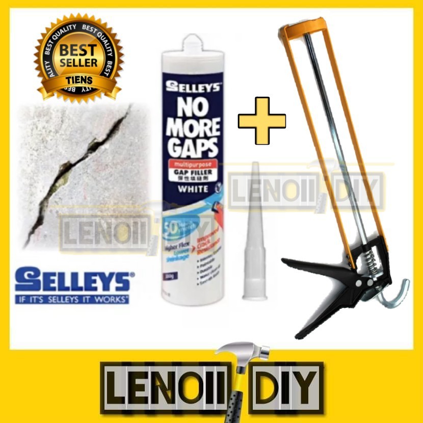 SELLEYS No More Gaps Putty Filler Wall Crack Repair Sealant with Heavy