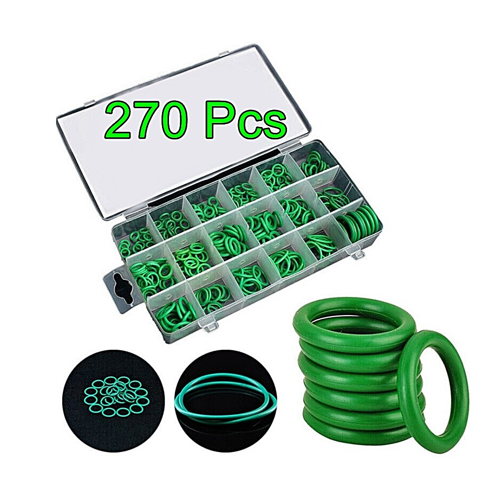 270PC O-Rng Set HNBR A/C Assortment Ol Proof Plumbng Auto Car AC Repar Kt | EBay
