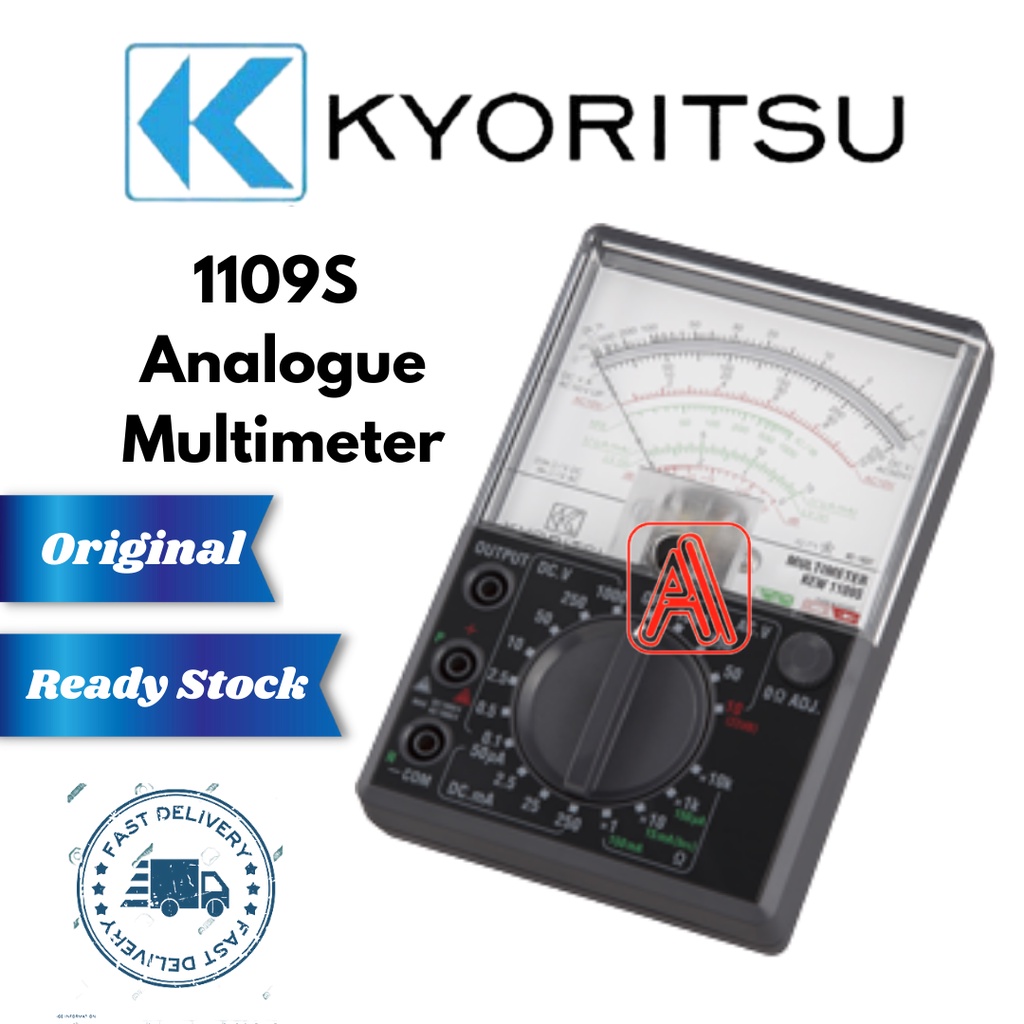 Kyoritsu 1109S Analogue Multimeters Original 👍 12 Months Warranty 👍