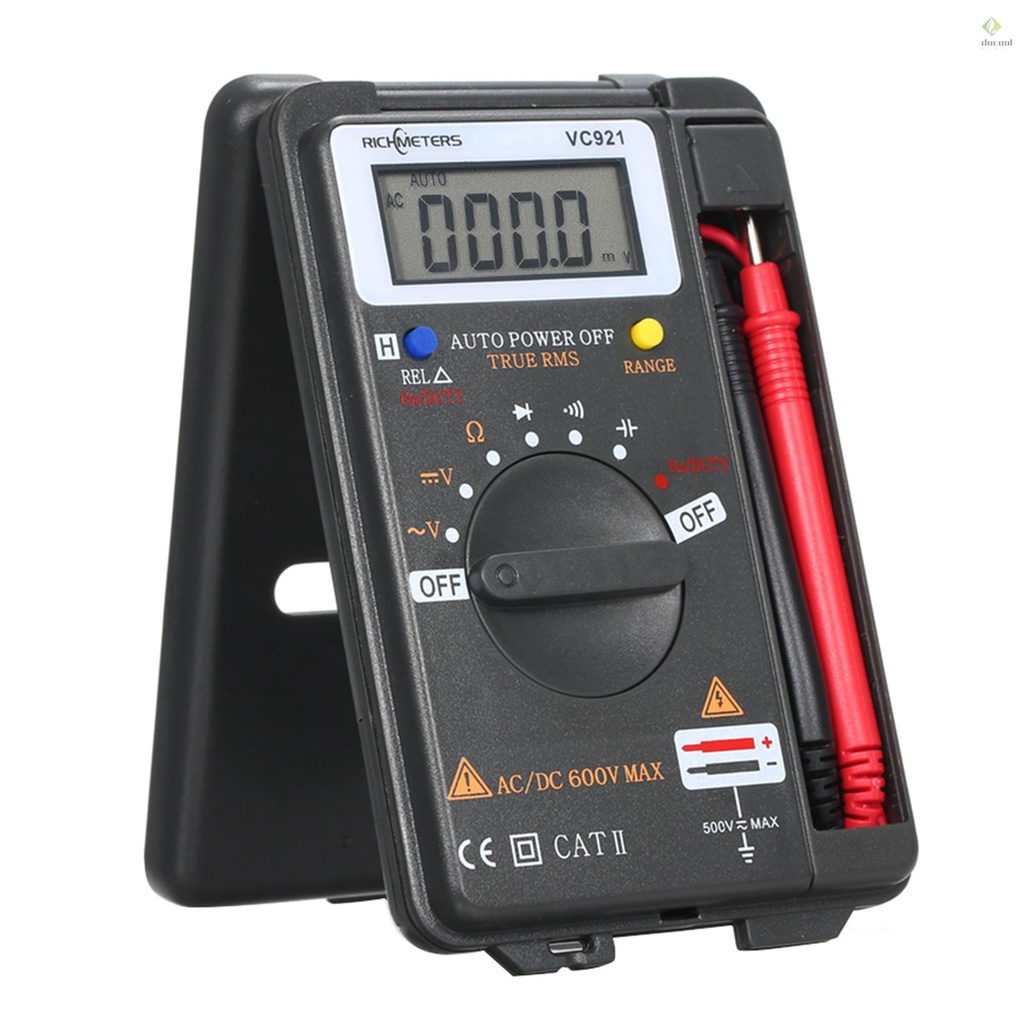 Docooler RICHMETERS Handheld Mini Digital Multimeter Multifunction 4000 ...