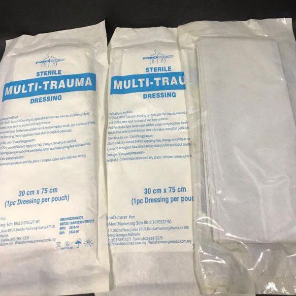 STERILE MULTI-TRAUMA DRESSING | Shopee Malaysia