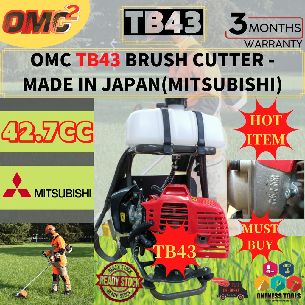 OMC'' TB43 BRUSH CUTTER ENGINE MITSUBISHI Shopee Malaysia