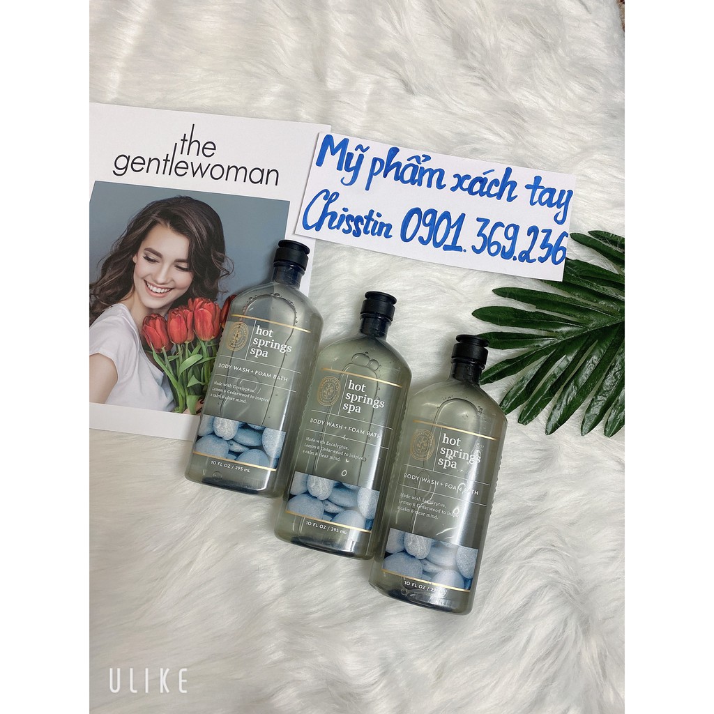 [American Product] Bath & Body Works Aromatherapy Hot Springs Spa 295ml