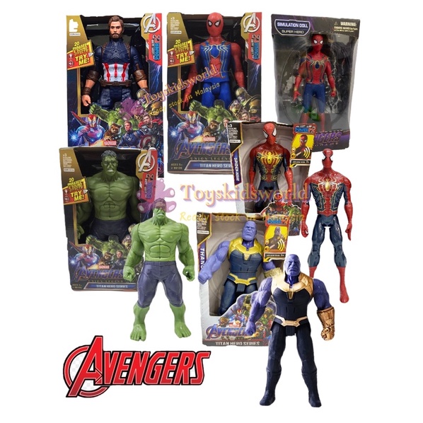 Hulk and spiderman sales toys