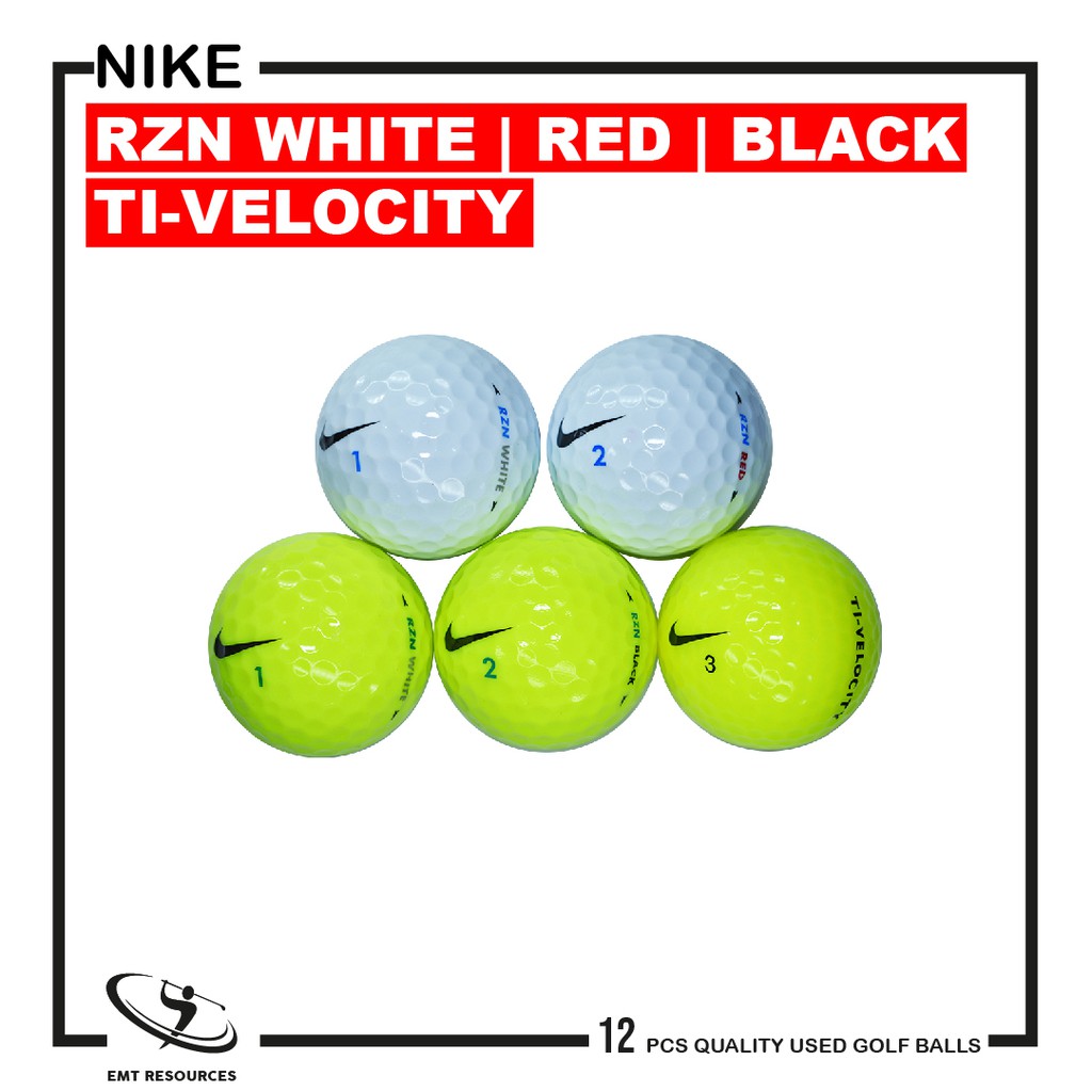 NIKE RZN WHITE RZN RED RZN BLACK TI VELOCITY Shopee Malaysia