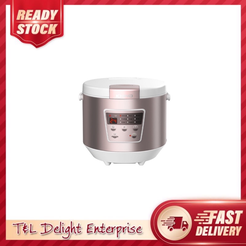 Khind 1.8L Digital Rice Cooker ( Metallic Grey ) RCM18 | Shopee Malaysia