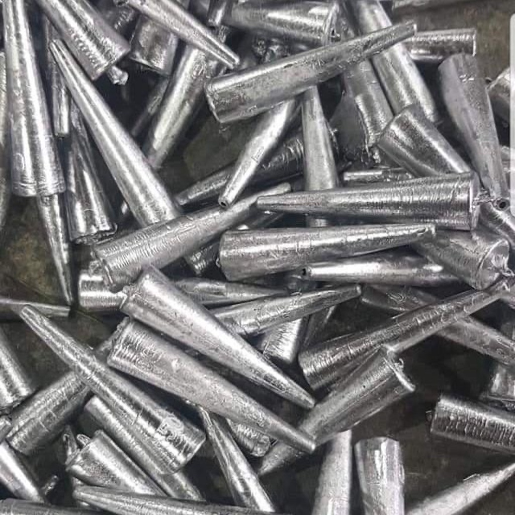 Radial fishing lead of all large sizes for river fishing (1V - 10g ...