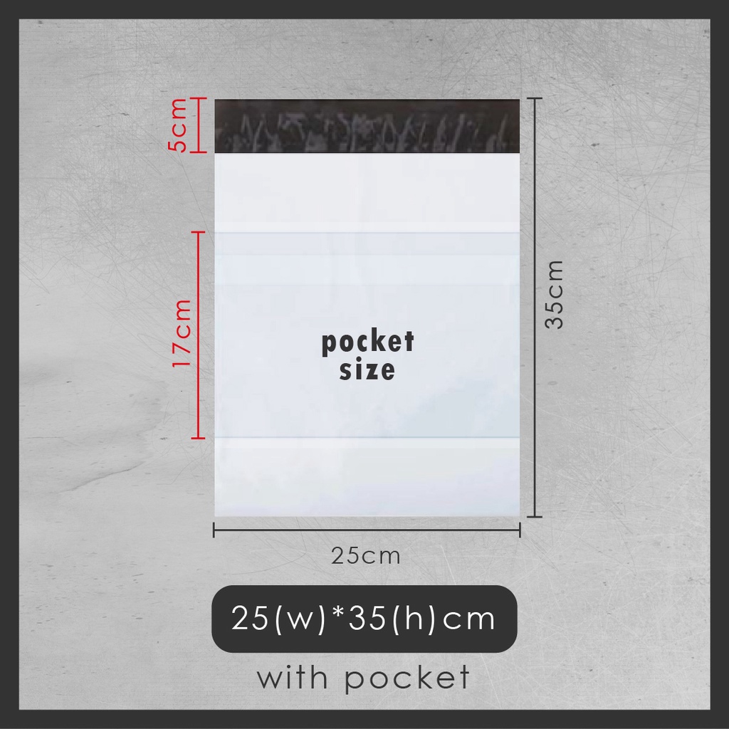 Courier Bag S Size 100pcs Black White Packaging Shipping Plastic