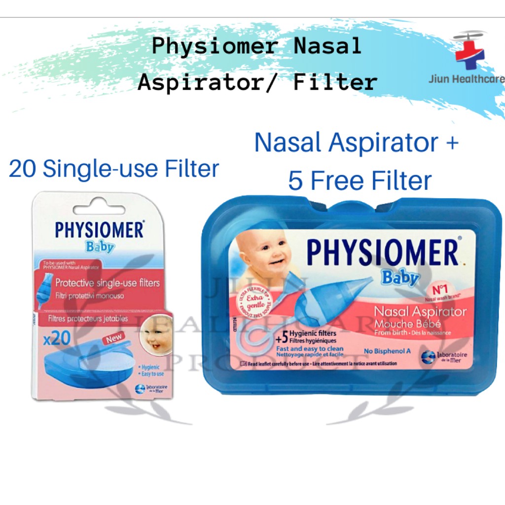 Nasal Aspirator For Baby Physiomer Filter Refill 20 Pcs Baby Nasal Aspirator