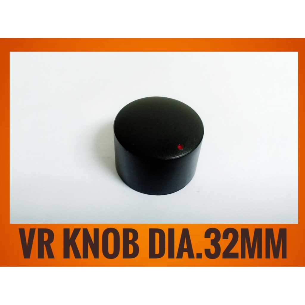 POTENTIOMETER VOLUME CONTROL KNOB BLACK FOR HOME AUDIO[2 PCS PER PACK