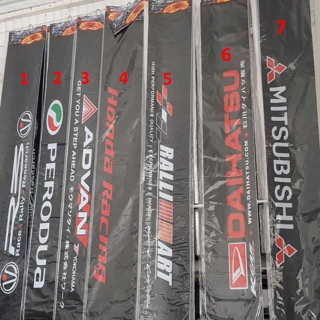 10 INCH FRONT & REAR WINDSCREEN WINDSHIELD WINDOWS STICKER | Shopee ...