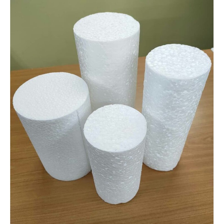  Ready Stock Cylinder Foam Cylinder Polystyrene Foam Gabus 