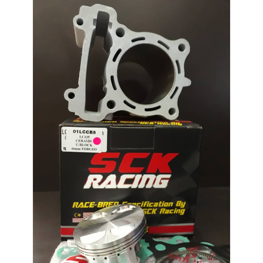 YAMAHA LC135 Y15Z Y15 RACING BLOCK CERAMIC FORGED SET 62.5MM , 63.5MM ...