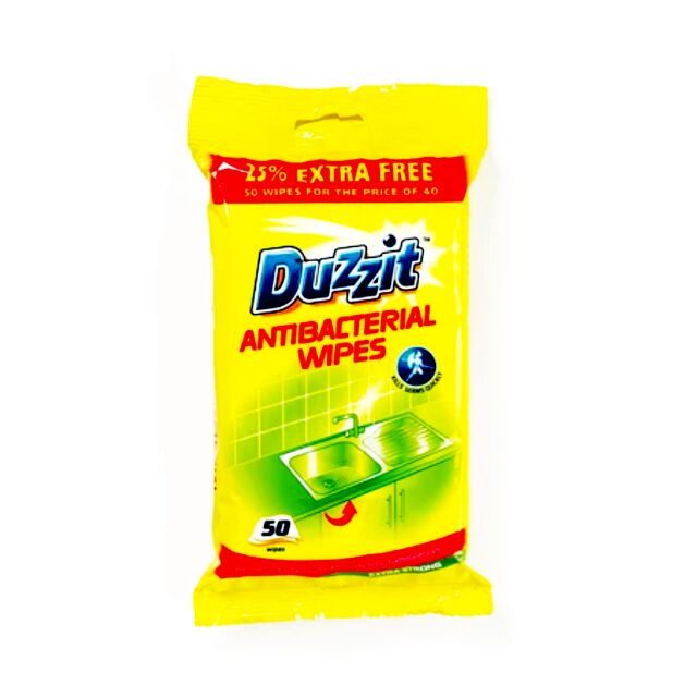 DUZZIT ANTIBACTERIAL WIPES 50'S | Shopee Malaysia
