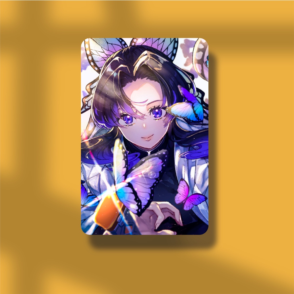 [ PHOTOCARD ] Anime Shinobu Kocho Demon Slayer Rounded Corner Card ...
