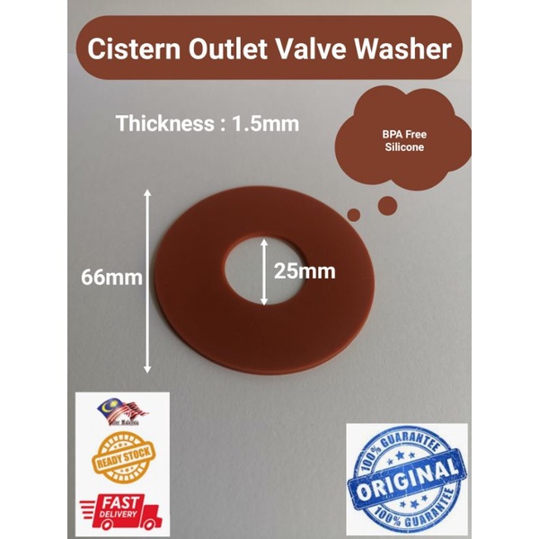 **Ready Stock** Caroma Fowler Cistern Replacement Silicone Drain Flush