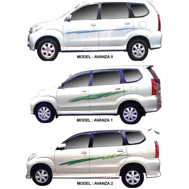 TOYOTA AVANZA ORIGINAL DESIGN SIDE BODY STICKER | Shopee Malaysia