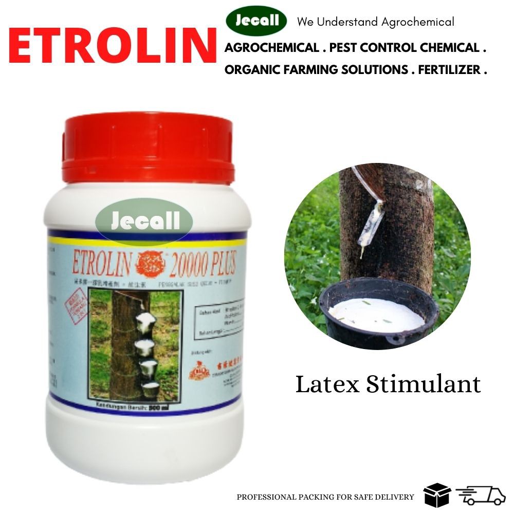 Etrolin 20000 Plus Latex Stimulant 500ml Penggalak Susu Getah