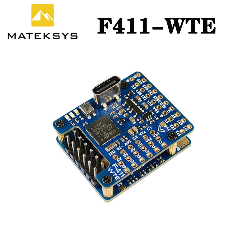 MATEK F411WTE BMI270 Baro OSD Dual BEC 132A Current Senor 26S INAV