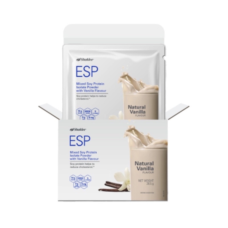 Shaklee ESP Mixed Soy Protein Isolate Powder with Vanilla Flavour