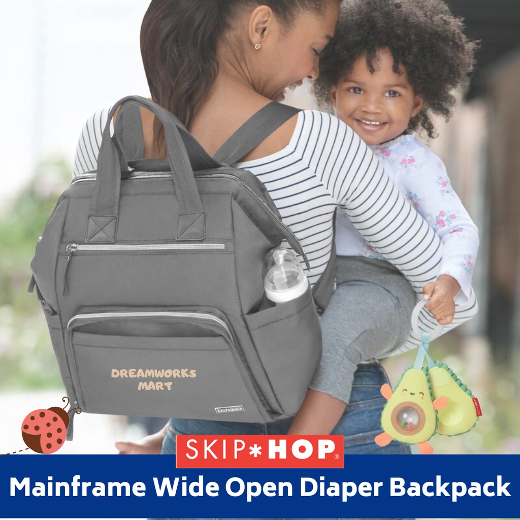 SKIP HOP Mainframe Wide Open Diaper Backpack | Shopee Malaysia