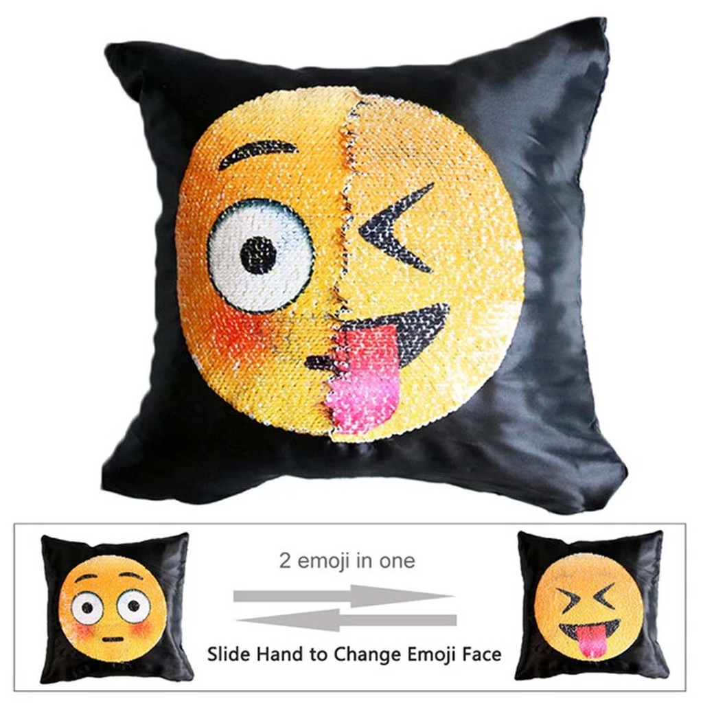 Changing emoji clearance pillow