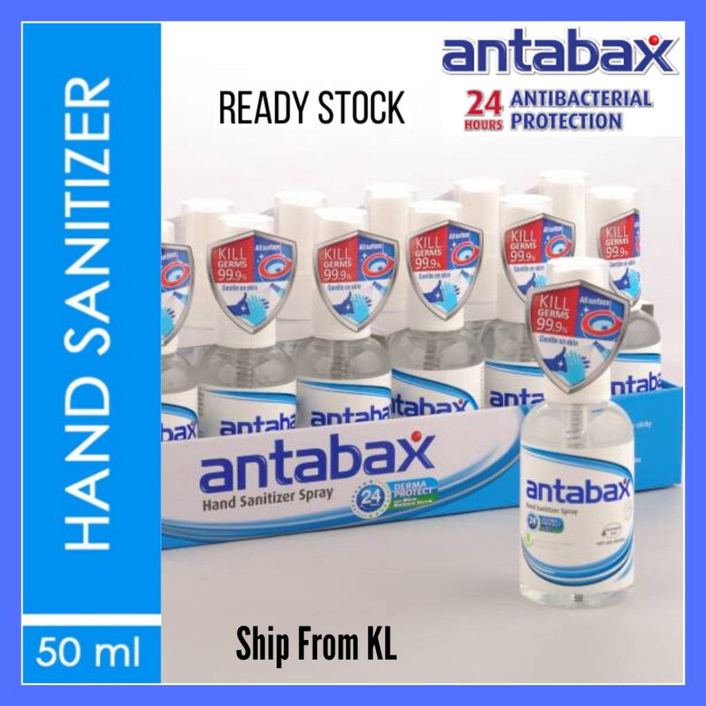 Antabax Hand Sanitizer Spray 50ml Shopee Malaysia