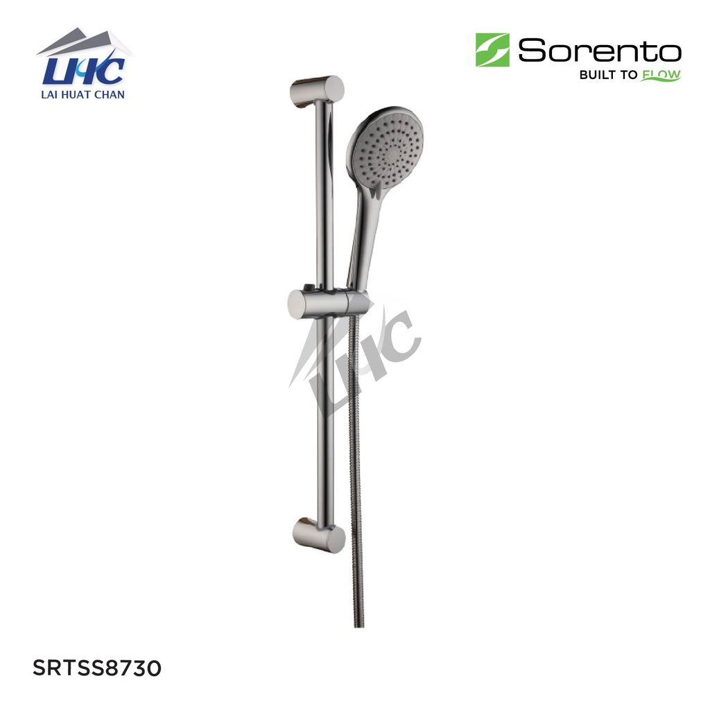 SRTSS8730 SORENTO Sliding Bar Shower Set With 3 Function Hand Shower ...