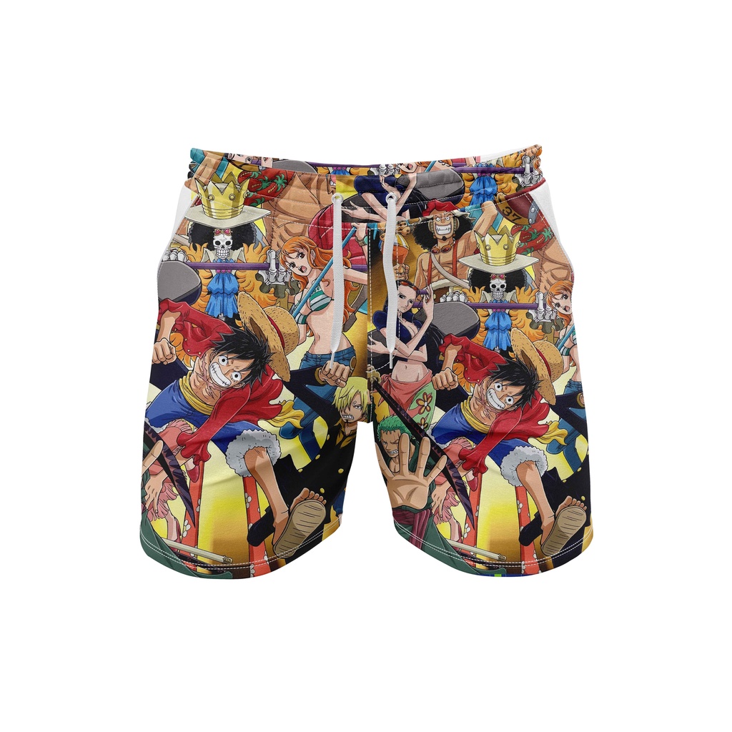 FREEGUN One Piece Boxershorts voor kinderen, Luffy, origineel en zacht