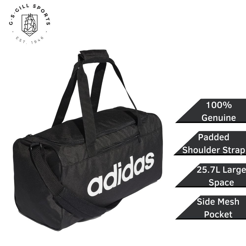 Adidas linear best sale core duffel bag