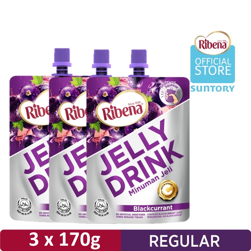 Ribena Jelly Drink Regular (170g x 3) Shopee Malaysia