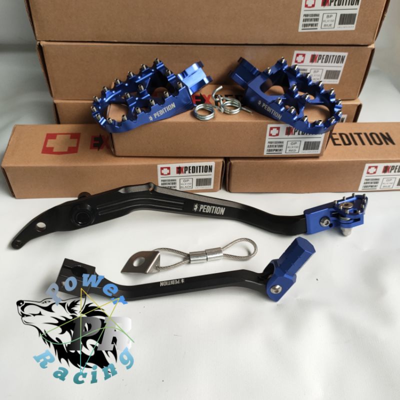 Front footstep expedition klx/dtracker 150 set Brake pedal set Gear