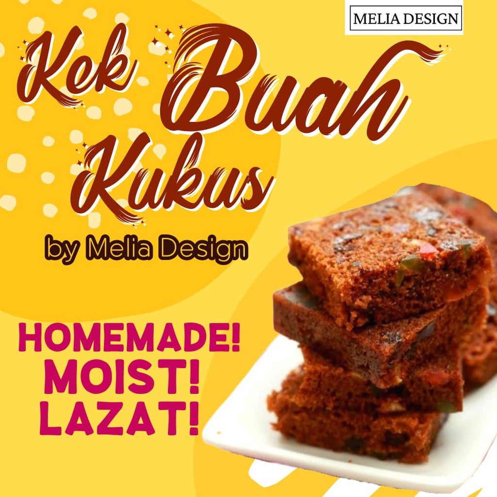 Offer KEK KUKUS BUAH MOIST PURE BUTTER Kek Viral Kek Raya Kuih Raya ...