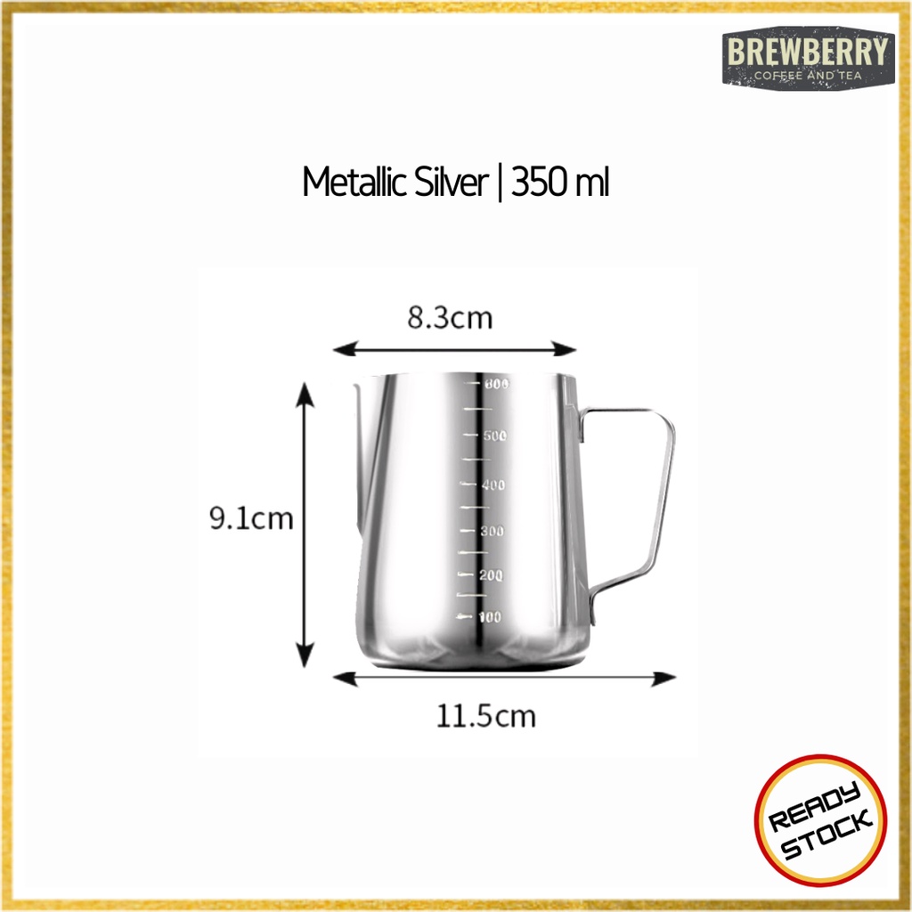 Stainless Steel Espresso Coffee Pitcher Craft Latte Milk Frothing Jug Mugs  150ML,350ML,600ML,1000ML 