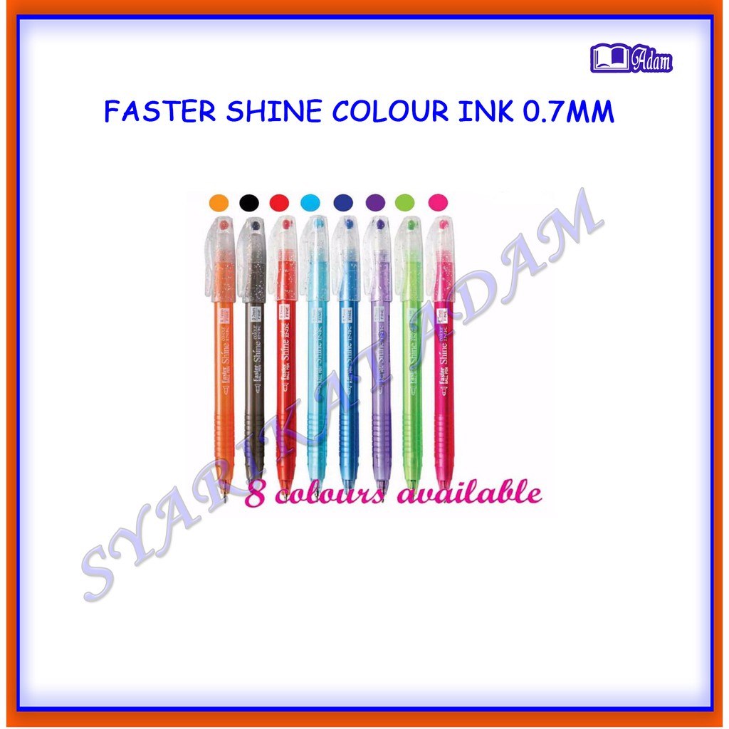 [ADM] PEN FASTER COLOUR INK | Shopee Malaysia