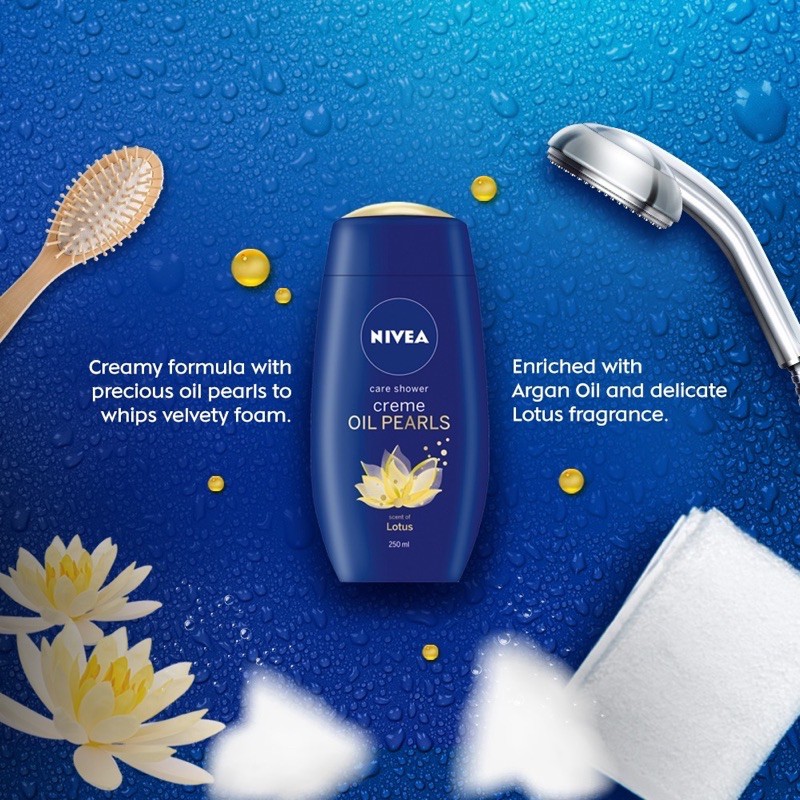 NIVEA CARE SHOWER CREAM OIL PEARLS 250g Shopee Malaysia