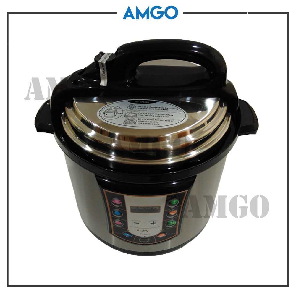 AMGO SH 80S Electric Pressure Cooker 6L 8 3 Cooking Programs Shopee Malaysia